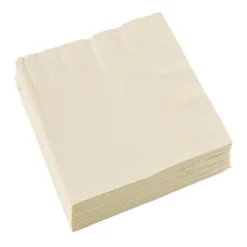 SALE Servietten vanille 33 x 33 cm, 20 Stück