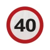 SALE Servietten Verkehrsschild 40, 20 Stk.