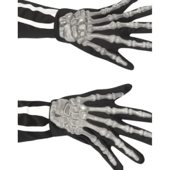 SALE Skelett-Handschuhe 3D, Nachtleuchtend