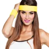 SALE Stirnband und Schweißband, gelb