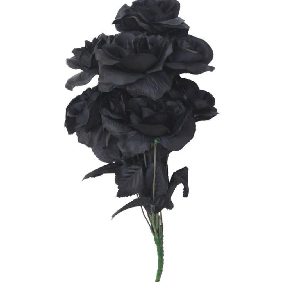 SALE Strauß Rosen, schwarz, 38 cm
