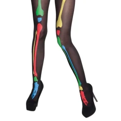 SALE Strumpfhose Bunte Knochen, Einheitsgröße