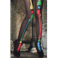 SALE Strumpfhose Bunte Knochen, Einheitsgröße