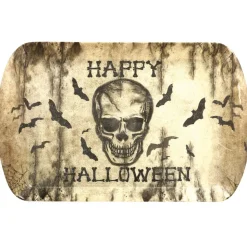 SALE Tablett Totenkopf aus Kunststoff, ca. 39x24cm