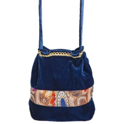 SALE Tasche Hofdame Beutel, blau