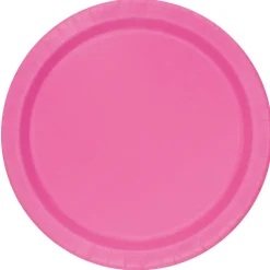 SALE Teller aus Pappe, 8 Stück, Größe ca. 18cm, pink, Premiumqualität ohne Plastik