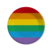 SALE Teller Rainbow Pride, ø23 cm, 10 Stück