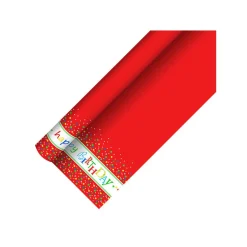 SALE Tischtuch Happy Birthday aus Papier, 5 x 1,20 m