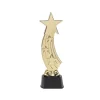 SALE Trophäe Shooting Star, gold/schwarz, ca. 25cm