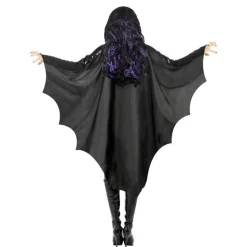 SALE Umhang Fledermaus schwarz, Einheitsgröße