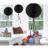 SALE Wabenball schwarz, 30 cm, 1 Stück