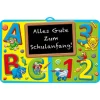 SALE Wand-Deko Bunter Schulanfang, 58x38 cm