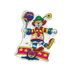 SALE Wand-Deko Clown mit Einrad, Höhe ca. 40 cm