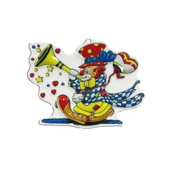 SALE Wand-Deko Clown mit Tröte, Höhe ca. 30 cm