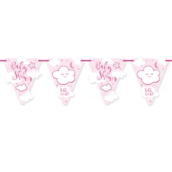 SALE Wimpelkette Baby Shower Mädchen, 6m