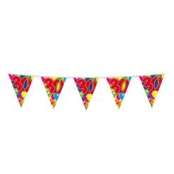 SALE Wimpelkette Balloons 30, 10 m