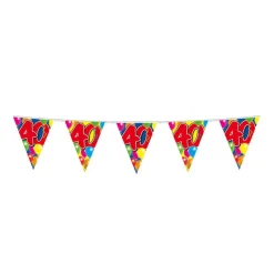 SALE Wimpelkette Balloons 40, 10 m