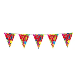 SALE Wimpelkette Balloons 50, 10 m