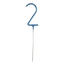 SALE Wunderkerze Zahl 2, ca. 18cm, Blau