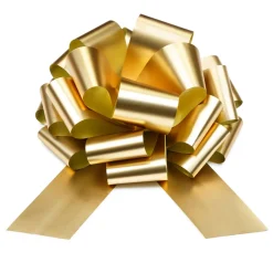 Schleife Groß zum Dekorieren – Gold – 30 cm