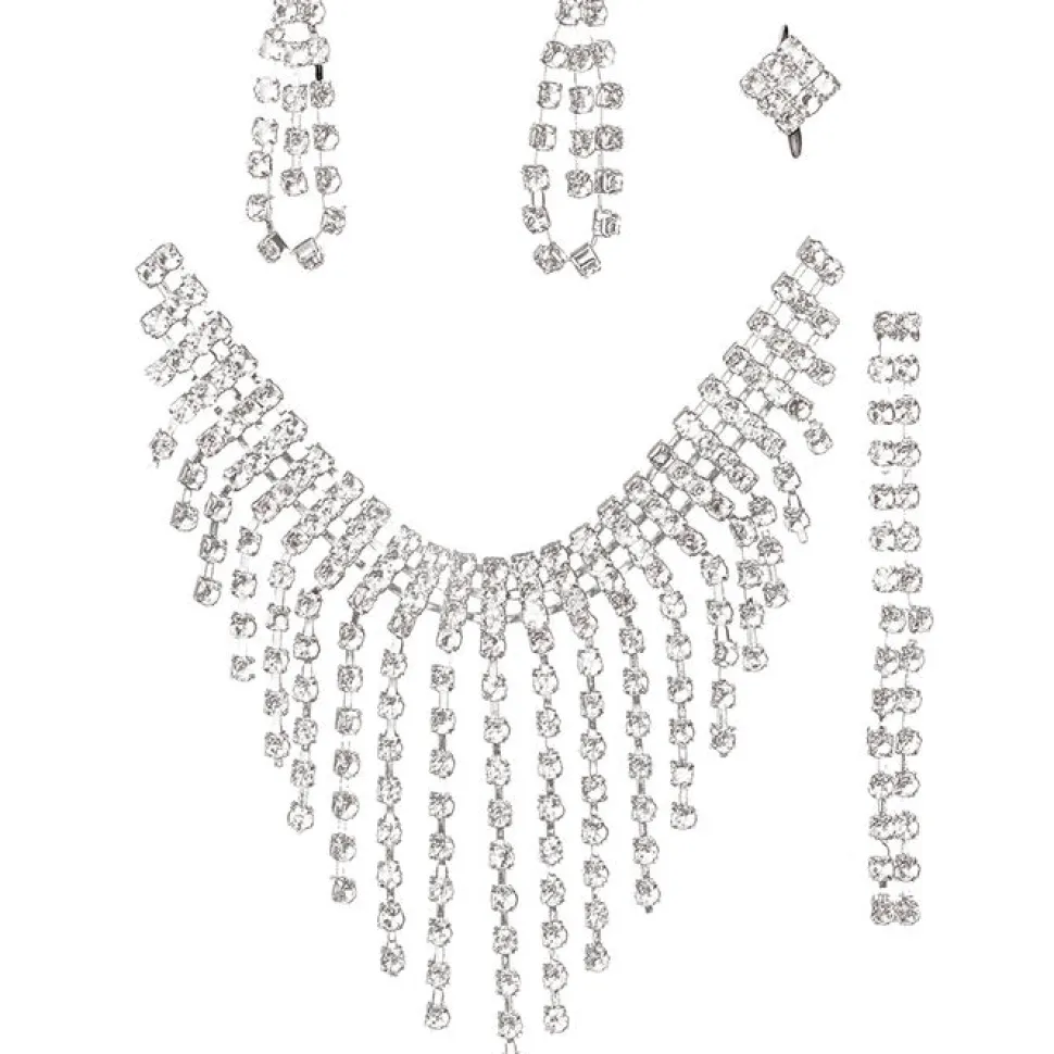 Schmuckset 20er-Jahre Charleston, 5-teilig