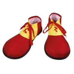 Schuhe Clown, rot-gelb, Einheitsgröße