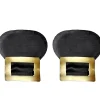 Schuhschnallen aus Metall, goldfarben