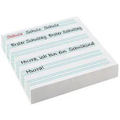 Servietten Hurra Schule, 33x33cm, 20 Stk.