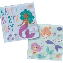 Servietten Mermaid Magic, 33 x 33 cm, 20 Stück