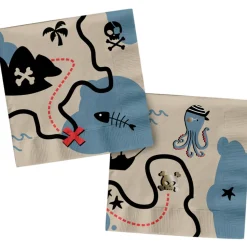 Servietten Pirate Party, 33 x 33 cm, 20 Stück