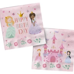 Servietten Pretty Princess, 33 x 33 cm, 20 Stück