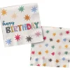 Servietten Starburst, 33 x 33 cm, 20 Stück, Happy Birthday