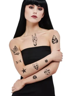 Smiffys Make-Up FX, skurrile Tattoobilder