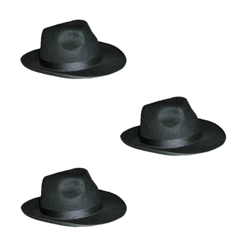 SPARPACK! Hut Al Capone, schwarz, 6 Stk.