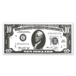Spielgeld Dollar-Scheine, 100 Stück