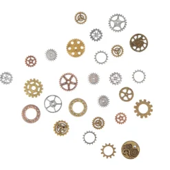Steampunk Zahnräder Set, 24 Stück