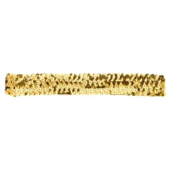Stirnband aus Pailletten, gold