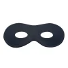 Stoffmaske / Zorromaske mit Gummiband, schwarz