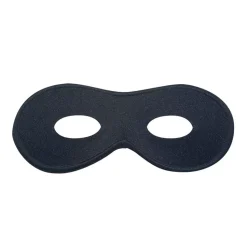 Stoffmaske / Zorromaske mit Gummiband, schwarz