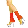 Stulpen Beinwärmer, unifarben, neon-orange