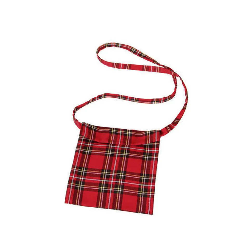Tasche Schotte mit Klettverschluss, rot