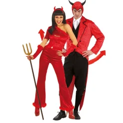 Teufelsschwanz aus Plüsch, rot