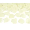 Textil-Streu in Rosenblätter-Optik – Creme – 100 Stück