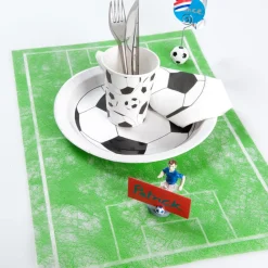 Tischläufer Fußballfeld, 30cm x 5m grün, 1 Stk