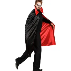 Umhang Dracula, schwarz-rot