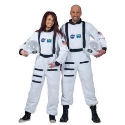 Unisex-Kostüm Astronaut, weiß, Größe XS