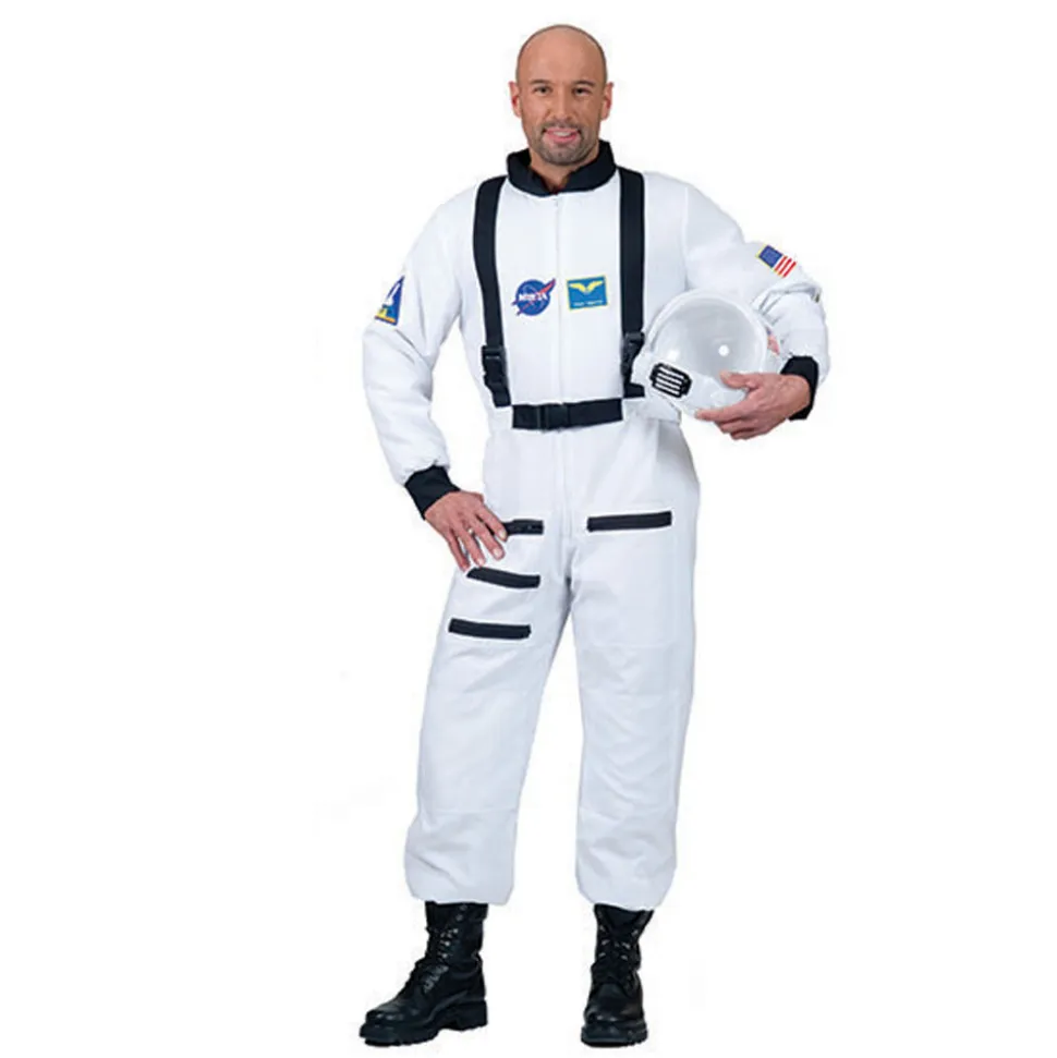 Unisex-Kostüm Astronaut, weiß, Größe XS