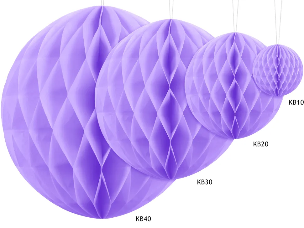 Wabenball, 20 cm, Flieder