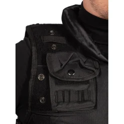 Weste FBI deluxe, schwarz, Einheitsgröße