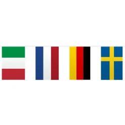 Wimpelkette Europa, 10 m